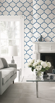 SE30612 - tapeta Textured Ogee Suede Wallquest