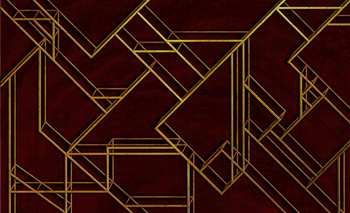 6800208 - panel L Geometric Wine Random Papers II Coordonne