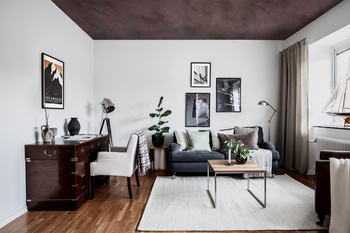 R13274 Color Clouds, Maroon - Fototapeta RebelWalls