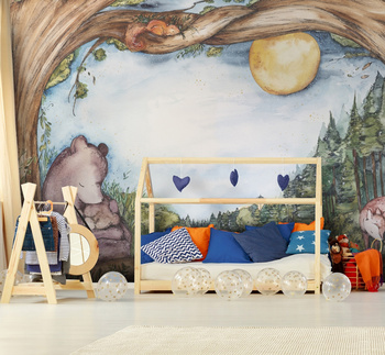 Bears Family - Fototapeta WallArt