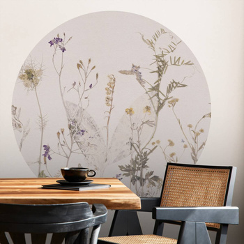 Koło Campo di erbe - Fototapeta WallArt