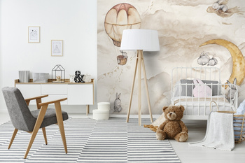 Moonie Beige - Fototapeta WallArt