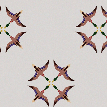 5900005 - tapeta El baile del pato Piedra Anima Coordonne