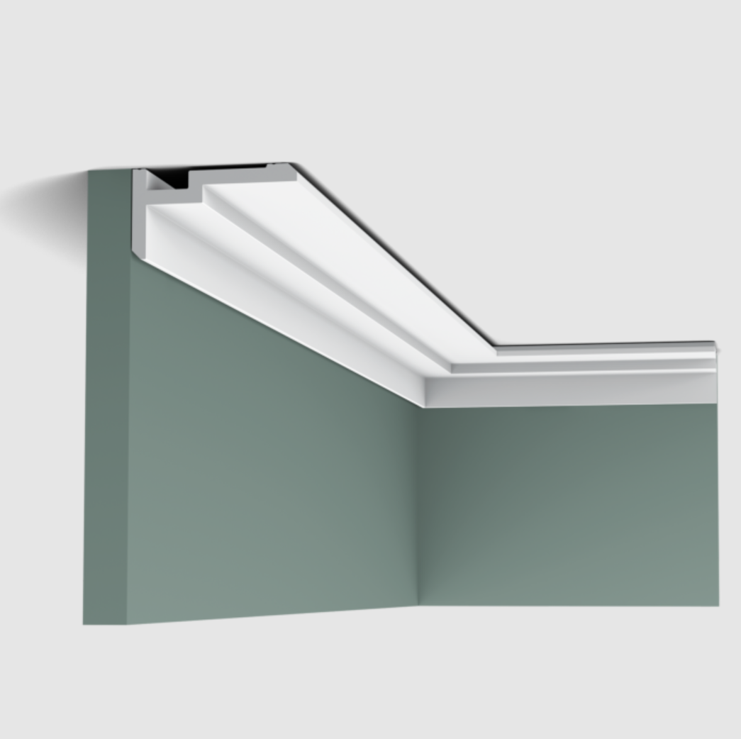 CX197 - Listwa sufitowa nowoczesna schodki Orac – Orac Decor – aranżacja wnętrza