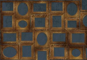 6800710 - panel Frames Gold Random Papers II Coordonne