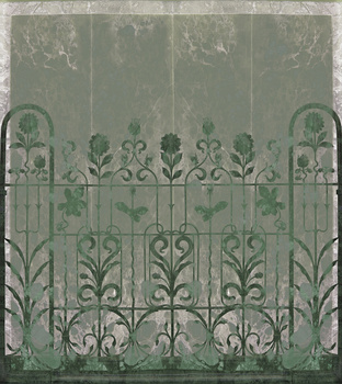 WET_SG1902 – fototapeta Sunflower gate Wet System Wall&Deco