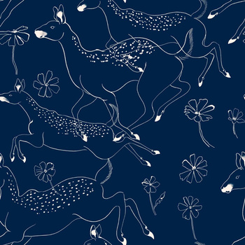 9700165 - tapeta Jumping bambis Marine Mies Coordonne