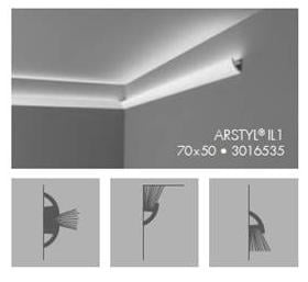IL1 – listwa gzymsowa, listwa oświetleniowa, gzyms Arstyl NMC – NMC – aranżacja wnętrza