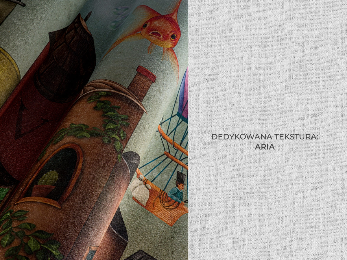 Zbliżenie na fototapetę JOYA 685 31 2202 WALLCRAFT z fakturą ARIA