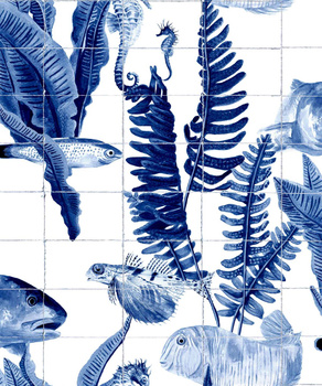 9500024 - tapeta Bank of Fish Tiles Naturae Coordonne