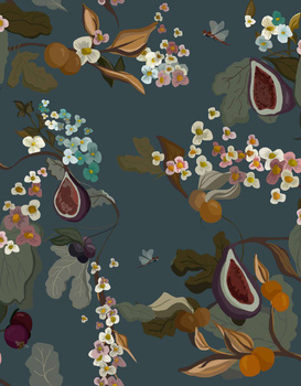 8000050 - panel Fruits Saphire 40th Aniversary Coordonne