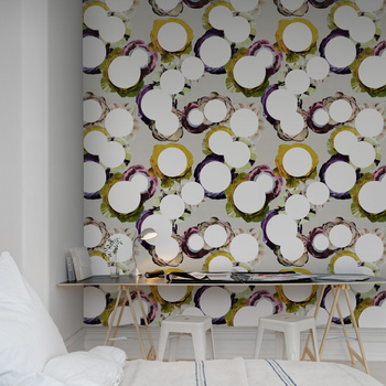 R13102 Flower Dot, Vintage - Fototapeta RebelWalls