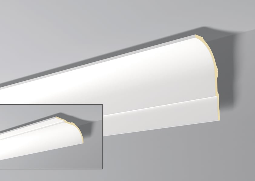 AD22 – listwa gzymsowa, gzyms Arstyl NMC – NMC – aranżacja wnętrza