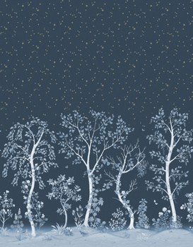 120/6025 – panel Seasonal Woods The Gardens Cole & Son