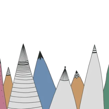 R14583 – fototapeta Mountain Ridge, Color Rebel Walls