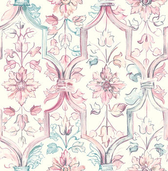 JA30201 - tapeta Floral Trellis Jasmine WallQuest