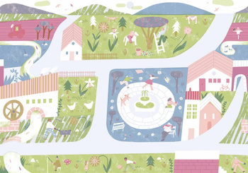 9700002 - panel Country Joy Cotton Mies Coordonne