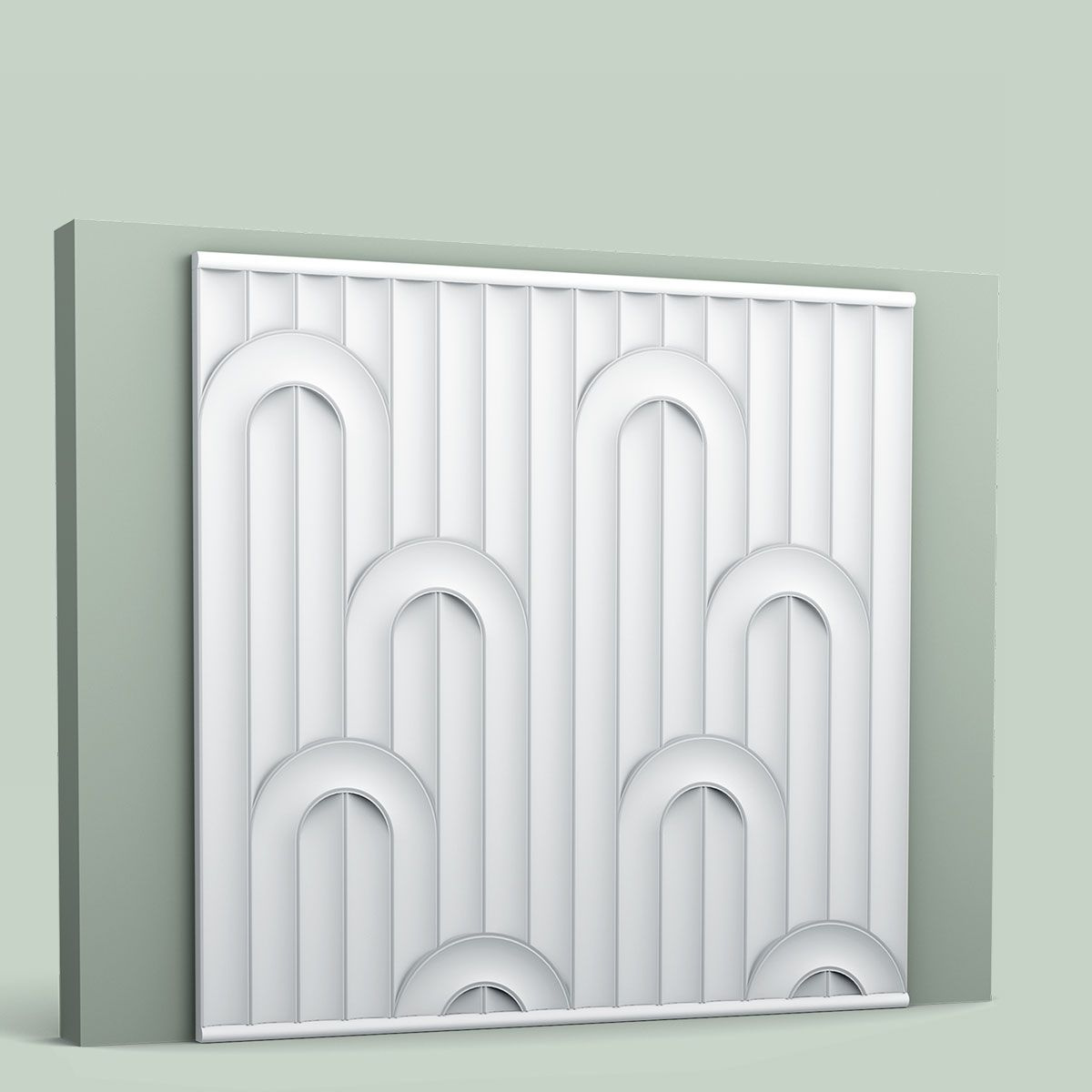 Wizualizacja kompozycji paneli W212 VALLEY LOOP Orac Decor na ścianie