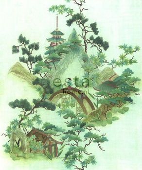 143-158114 - fototapeta Chinoiserie Green Green House Esta Home