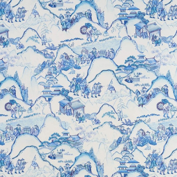 BP343001 – tapeta des Rizieres De Shangbao Nacre Compagnie des Indes II Pierre Frey