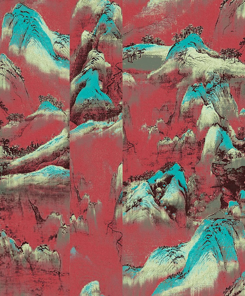 KIM304 – tapeta ścienna Akiyama Kimono Khroma – Khroma – zdjęcie produktu