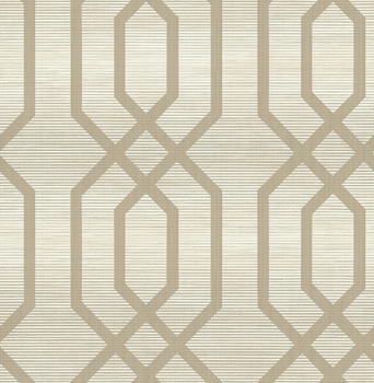 JC21208 - tapeta Geo Frame on Grass Textile String Grasseffects Wallquest