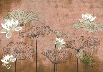 9602001 - panel Nympha Silver Random Metallics Coordonne