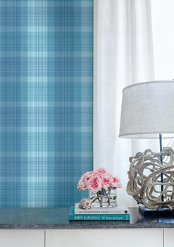 CO10500 - tapeta Plaid Coastal Chic WallQuest