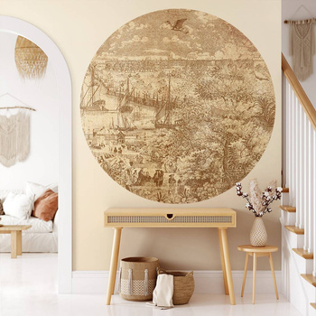 Koło Gulliver Rust II - Fototapeta WallArt