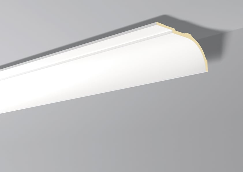 AD22 – listwa gzymsowa, gzyms Arstyl NMC – NMC – aranżacja wnętrza