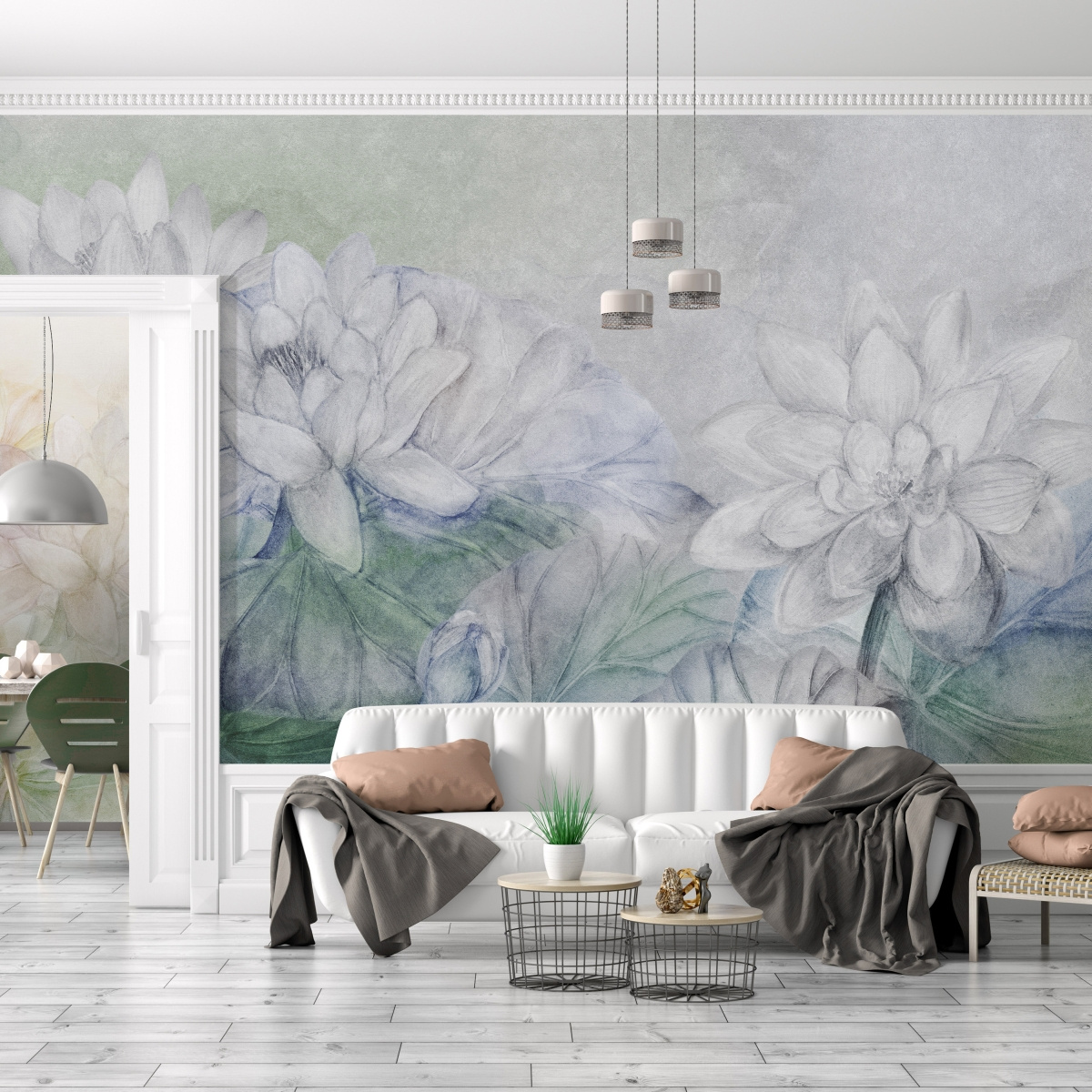 Winter – fototapeta WallArt z gwarancją satysfakcji w eleganckim salonie