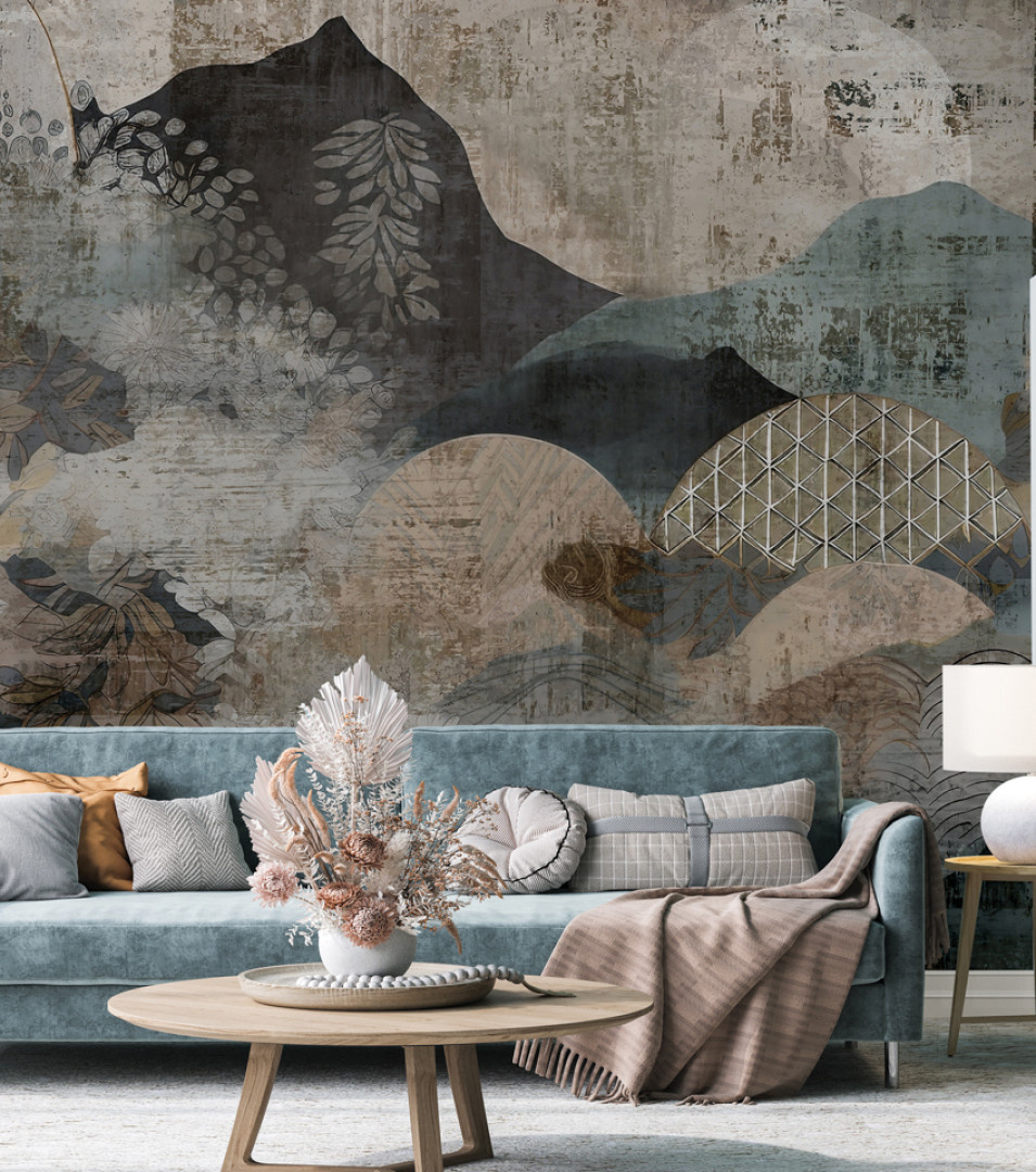 tapeta na wymiar RAUV Tapeta krajobraz 1 do salonu na podkładzie strukturalnym