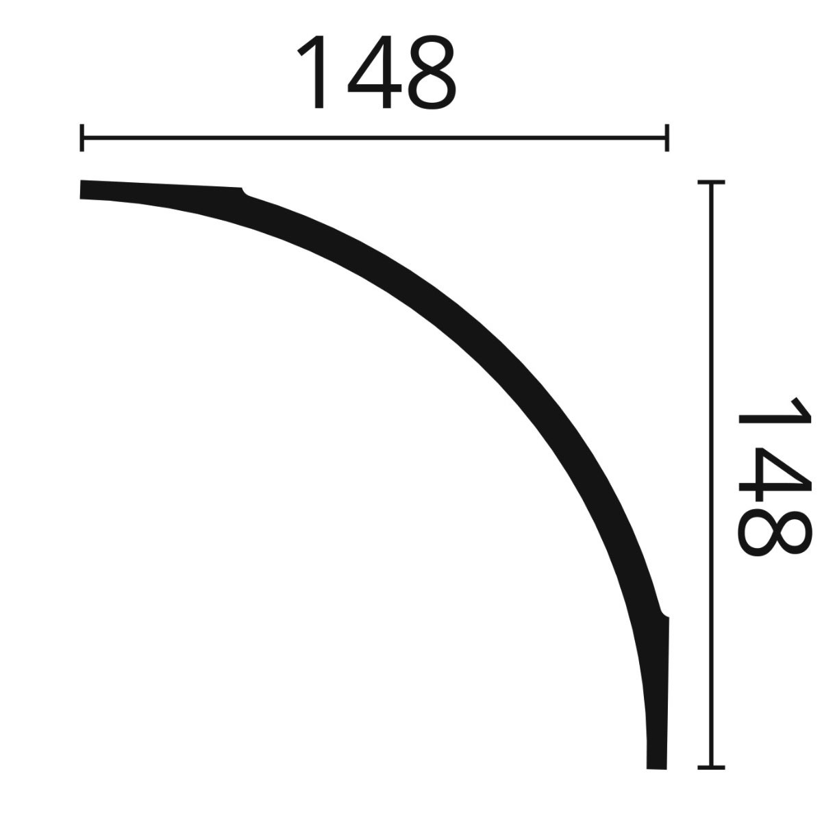 AD24 – listwa gzymsowa, gzyms Arstyl NMC – NMC – aranżacja wnętrza
