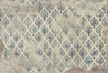 6800624 - panel Broken Damask Blue  Random Papers II Coordonne