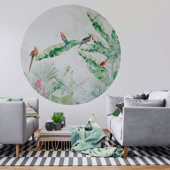 Koło Jungle Vivid II - Fototapeta WallArt