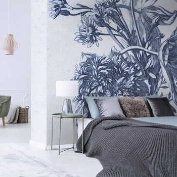 Blue Flower - tapeta Wallart