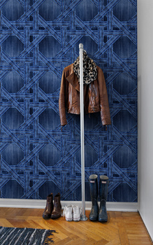 R13561 – fototapeta Denim Trellis Rebel Walls