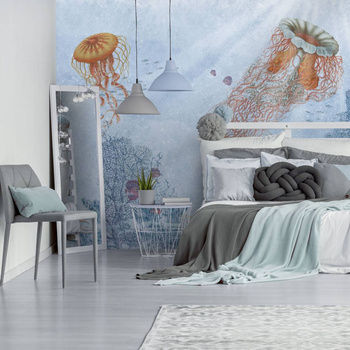 Water Life Saturated - Tapeta w standaryzowanych rolkach WallArt