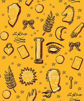 8000047 - panel Le rêve Soleil 40th Aniversary Coordonne