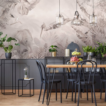 Jungle Beige - tapeta Wallart