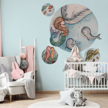 Koło Sea Child - Fototapeta WallArt