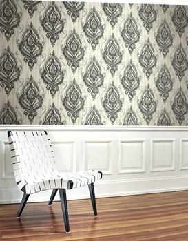 JA32400 - tapeta Ikat Damask Jasmine WallQuest