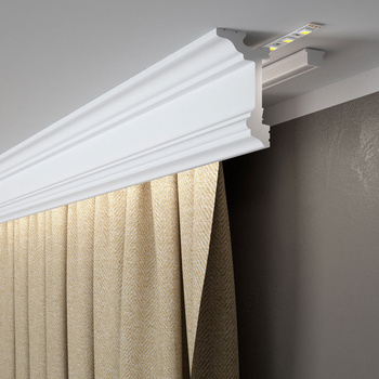 Listwa karniszowa LED 9,6 cm | Mardom Decor MD137