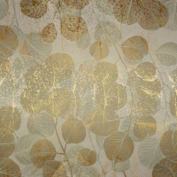 530_003 – fototapeta Gold Leaves Taplab