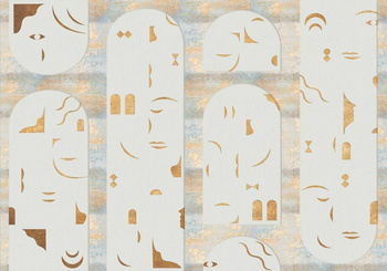 9000025 - panel Rostros Gold Random Archist Coordonne