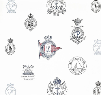 PRL032/01 – tapeta Rowthorne Crest Signature Papers III Ralph Lauren