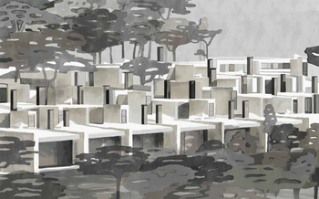 9000032 - panel La maqueta Night Random Archist Coordonne