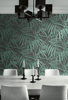 SE30004 - tapeta Suede 2 Tropical Leaves Suede Wallquest