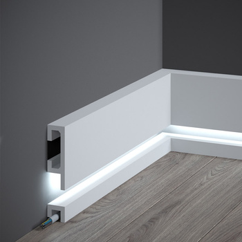 QL019 + QL021 - zestaw listwy przypodłogowej LED Mardom Decor