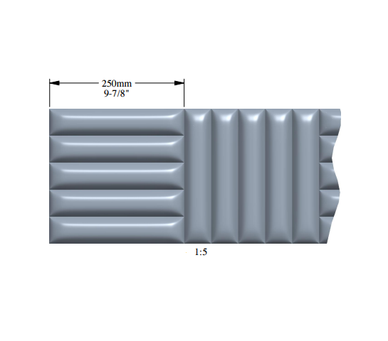 W218 QUILT panel ścienny 3D Orac Decor wizualizacja frontu